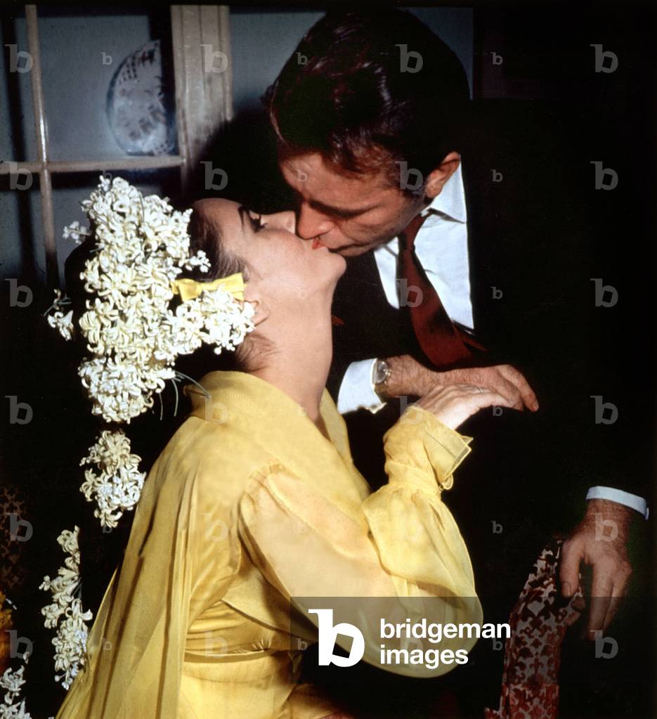 Wedding of Richard Burton and Elizabeth Taylor March 16, 1964 in Montreal (photo)