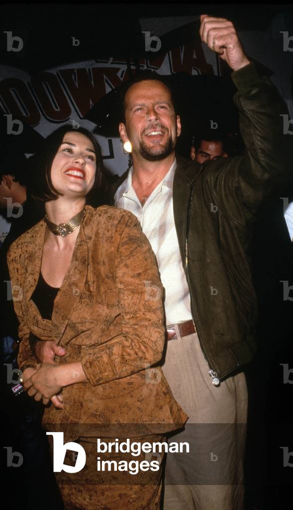 Demi Moore With Bruce Willis 1991 (photo)