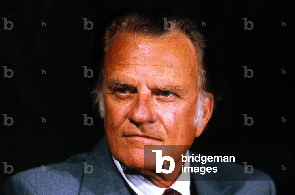 American Preacher Billy Graham August 1987 (photo)
