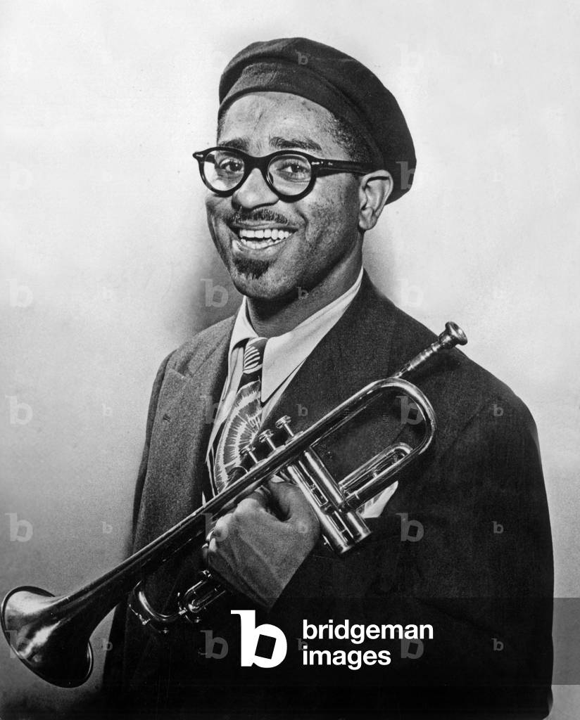 Dizzy Gillespie (1917-1993) American Jazz Trumpet Player, September 1948 (b/w photo)