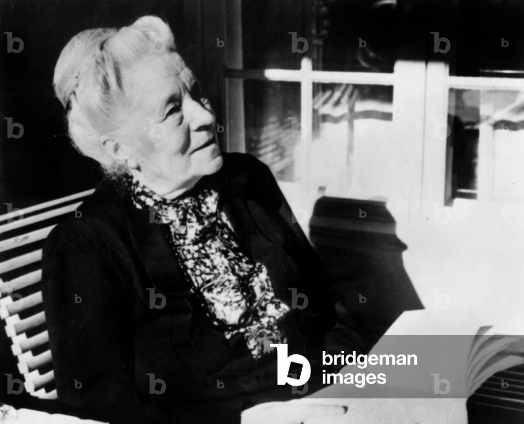Selma Lagerlof (1858-1940) Swedish Author (b/w photo)