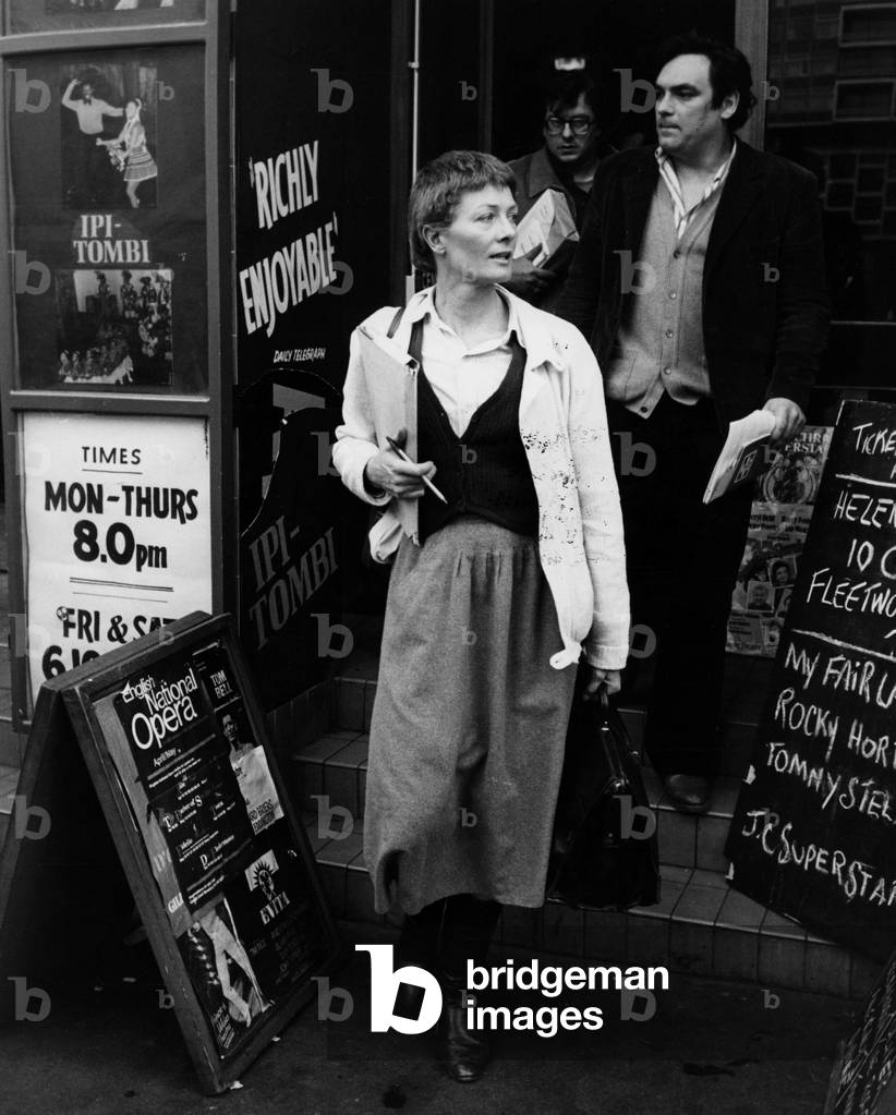 Vanessa Redgrave Leaves The Meeting After Losing The Vote on her Motion March 31, 1980 (b/w photo)
