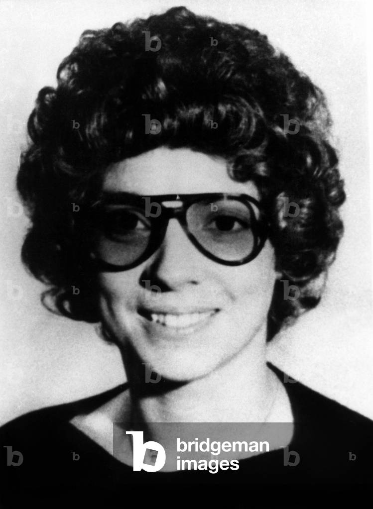 Sylvia Jeanjacquot, The Maitress De Mesrine In 1979. (b/w photo)