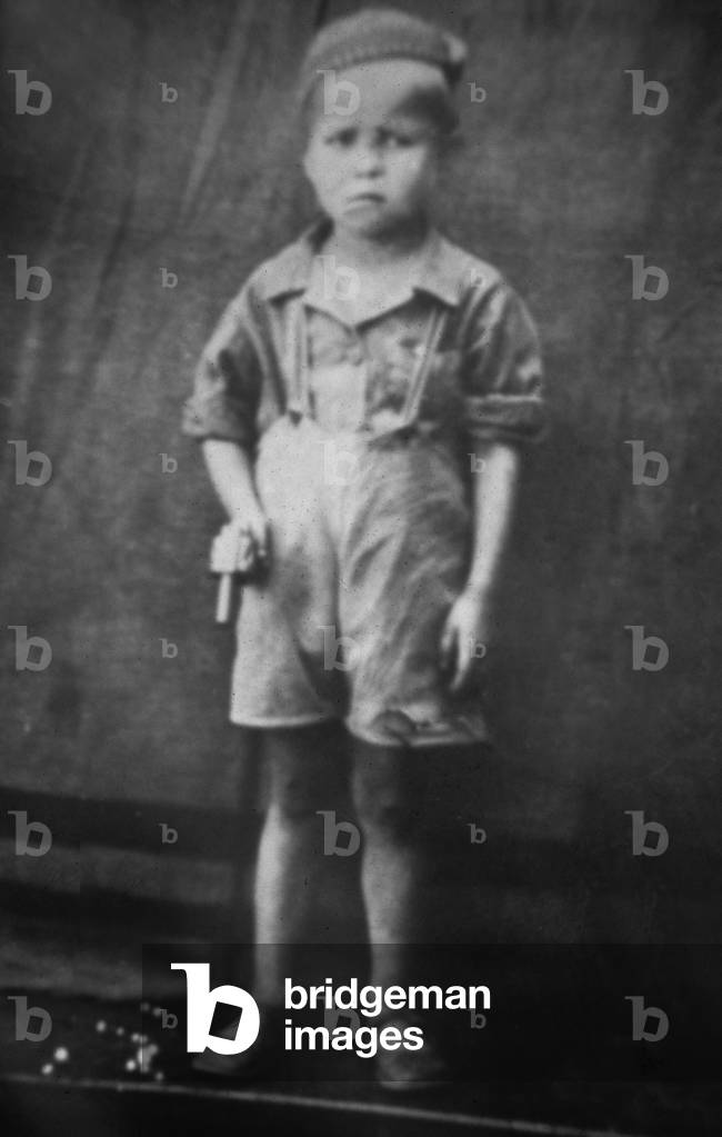 Russian Choreographer and Dancer Rudolf Noureev (1938-1993), here As A Child C. 1943 (b/w photo)