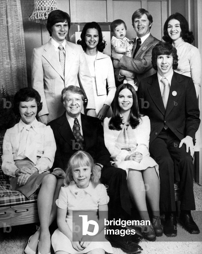 Jimmy Carter Et Sa Famille En 1976 : Debout Derriere : James Earl Iii 