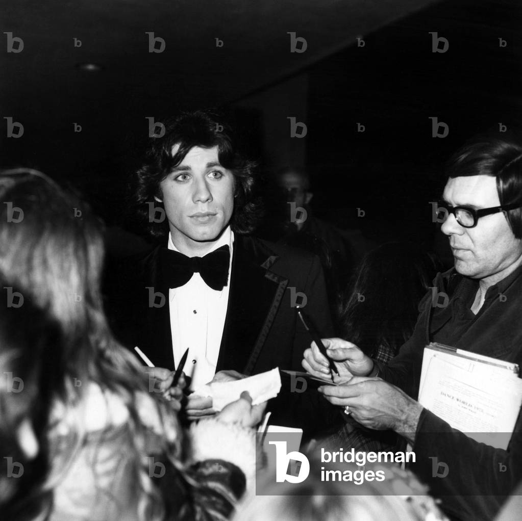 John Travolta Signing Autographs at The 