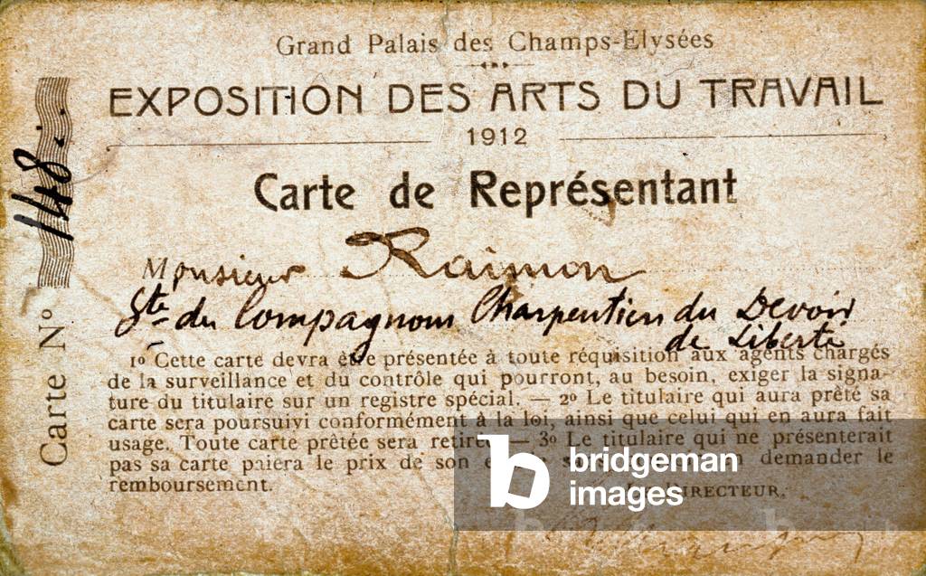 Carpet Companion of the Duty of Liberty 1912