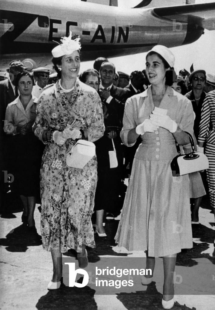 Mrs. Franco and her daughter the Marquise de Villaverde returned from New York on August 8, 1954