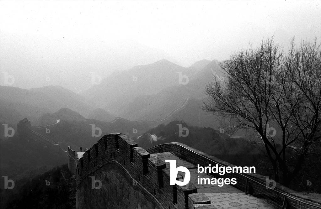 the Great Wall of China, photo taken on February 2001