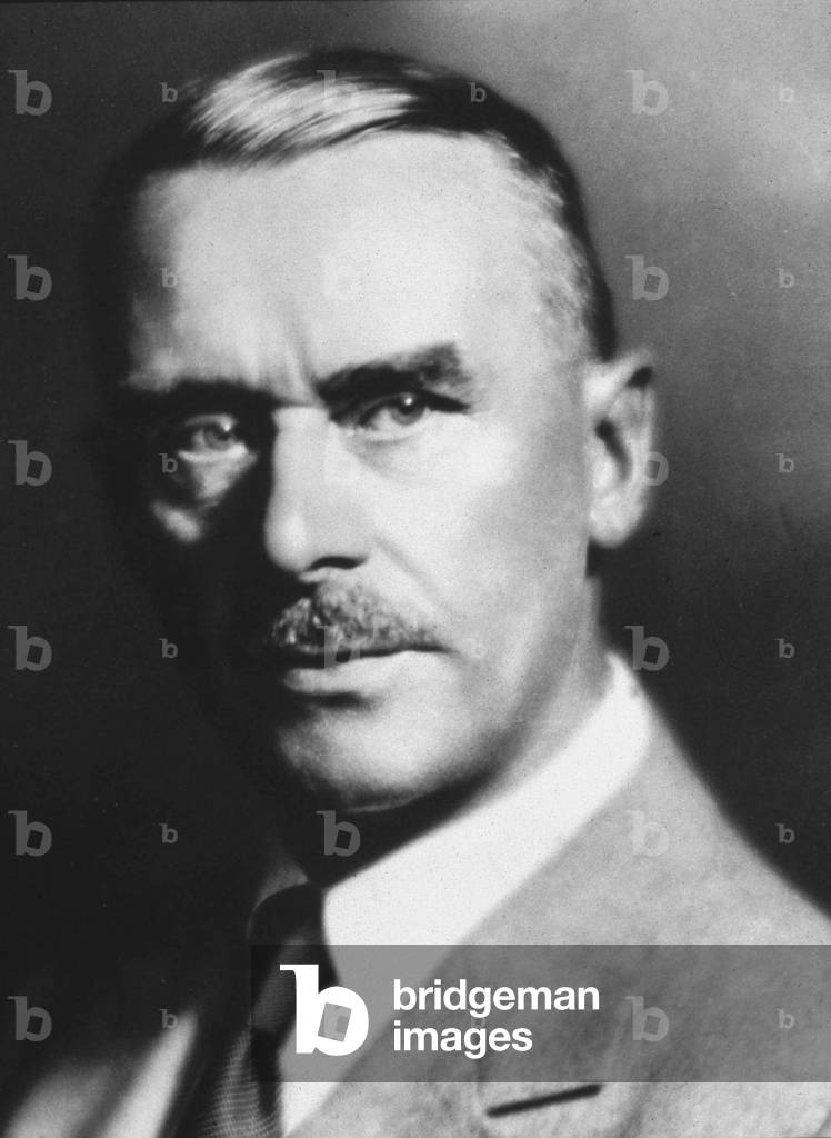 Thomas Mann (1875-1955) German writer, he won literature Nobel prize in1929