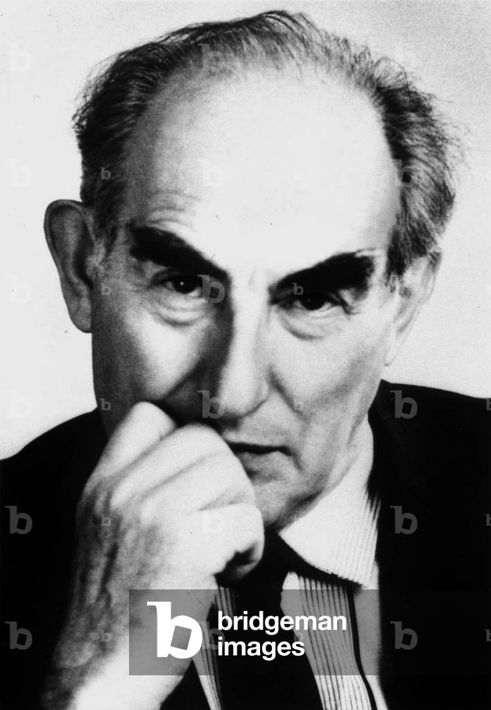Vitaly Lazarevich Ginzburg (1916-2009) rusian physicist and astrophysicist, fathers of Soviet hydrogen bomb, Physics Nobel prize in 2003 c. 1980