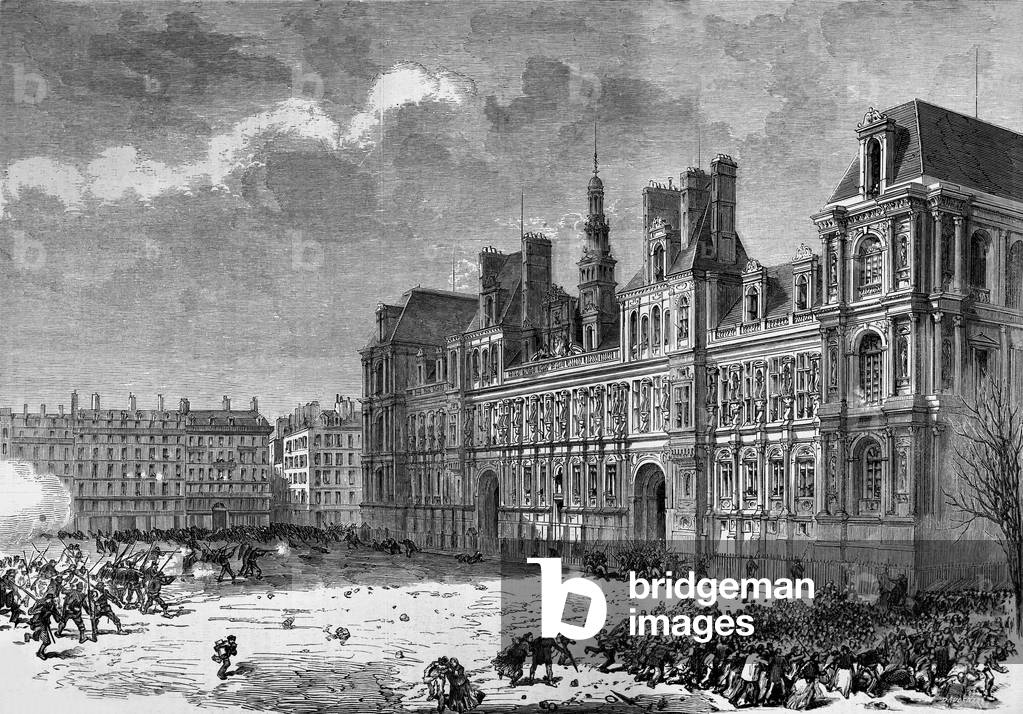 Paris Commune, 22nd January 1871 (engraving)
