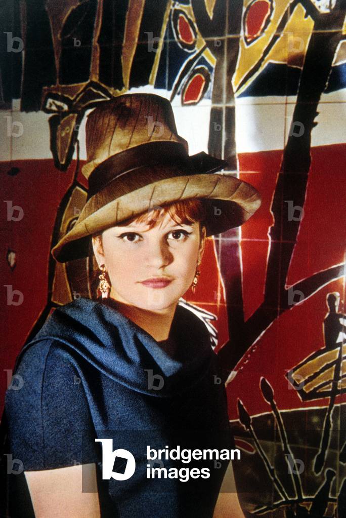 Italian singer Milva (Maria Ilva Biocalti), 1962