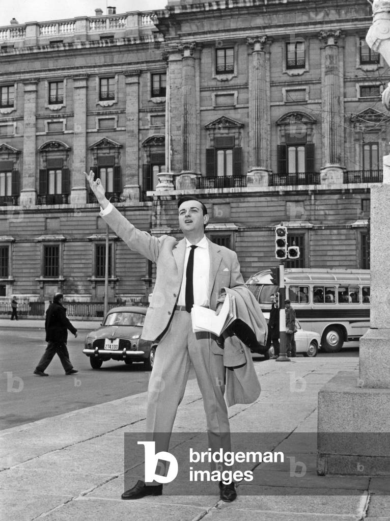 Baritone Alfonso Trias in Madrid on April 9, 1964