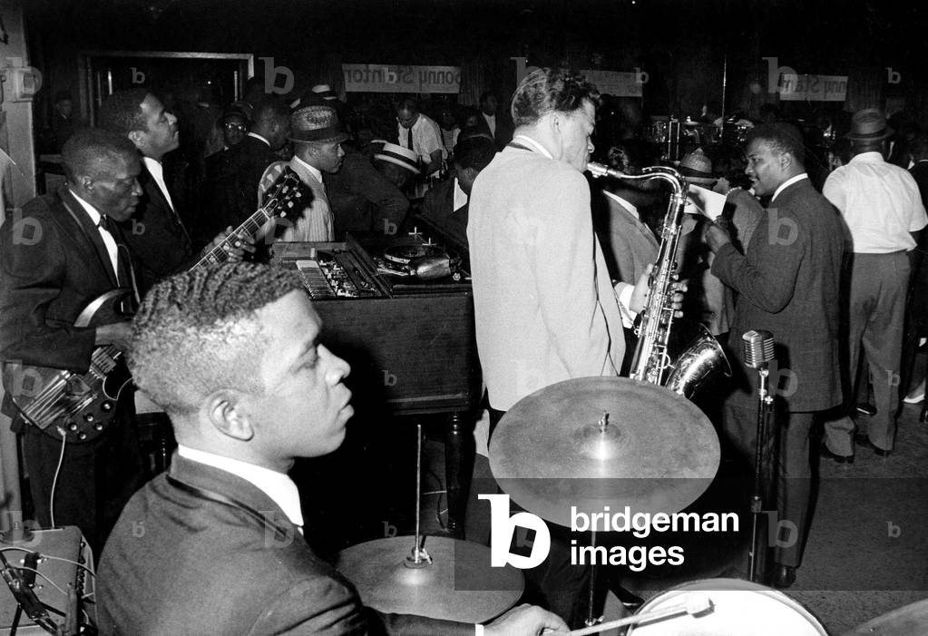 View of the Small Paradise jazz club in Harlem New York in September 1964