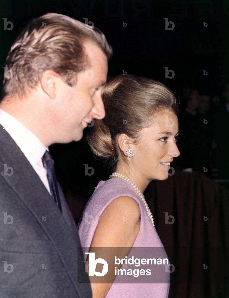 Paola and Albert of Belgium (future King  Albert II) in 1967