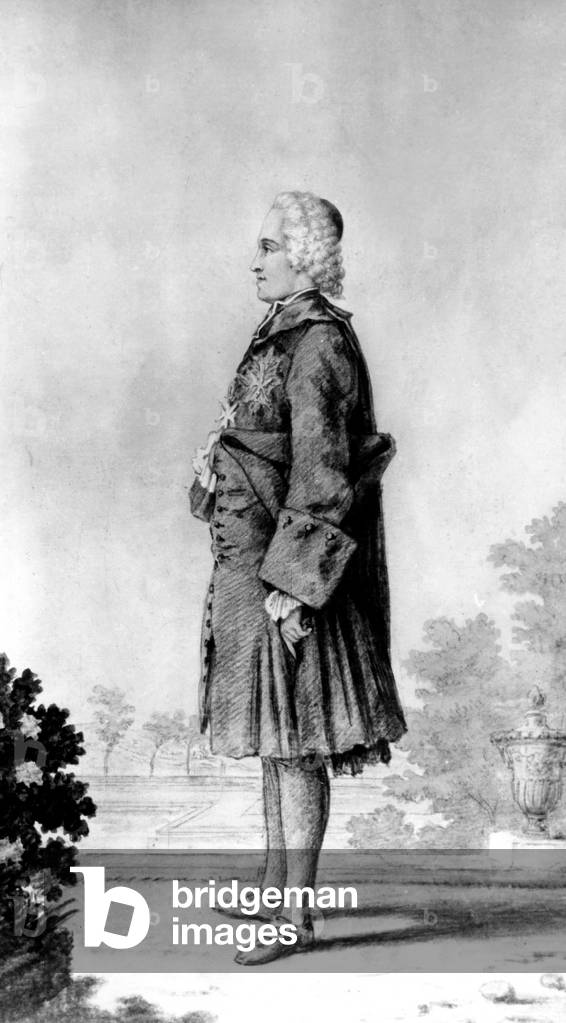 Louis Rene Edouard (1734-1803), Prince of Rohan, royal chaplain, bishop of Strasbourg (1779), he was implicated in the Necklace affair c. 1785