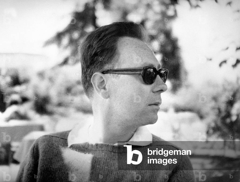Francois Nourissier, French writer here in Switzerland c. 1963-1964