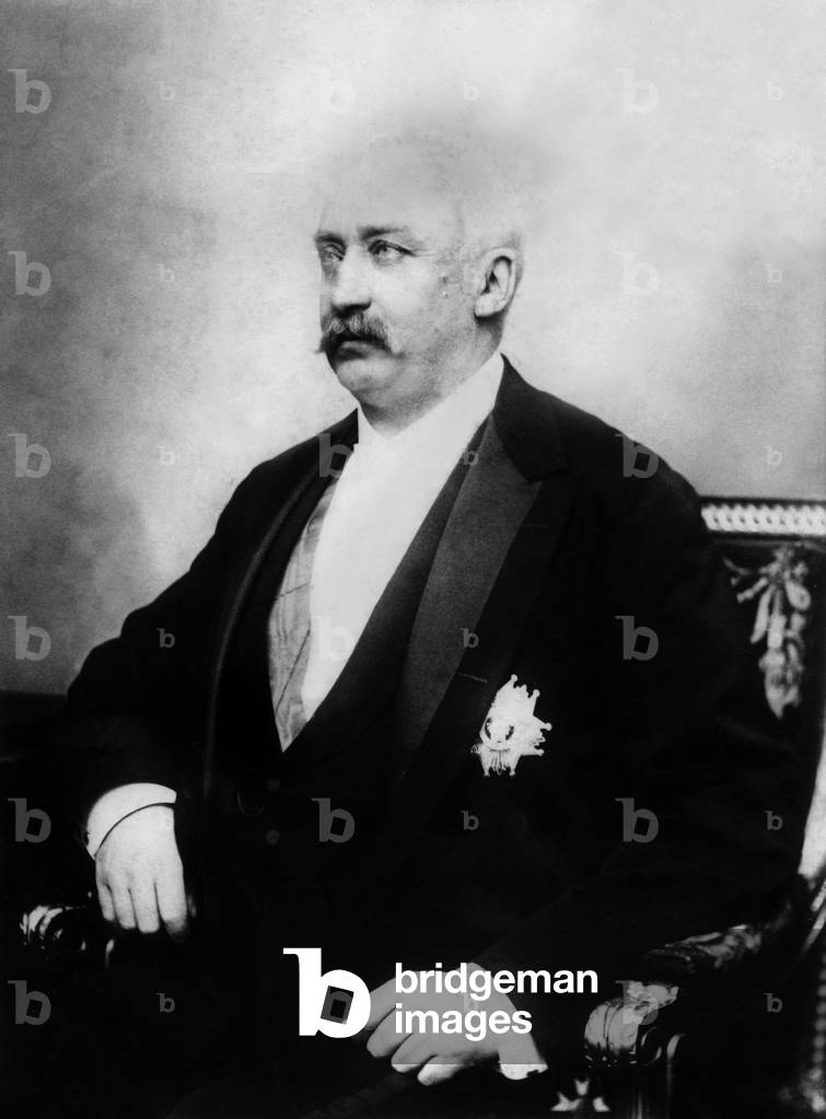 Felix Faure (1841-1899) French President in 1895-1899, here in 1895