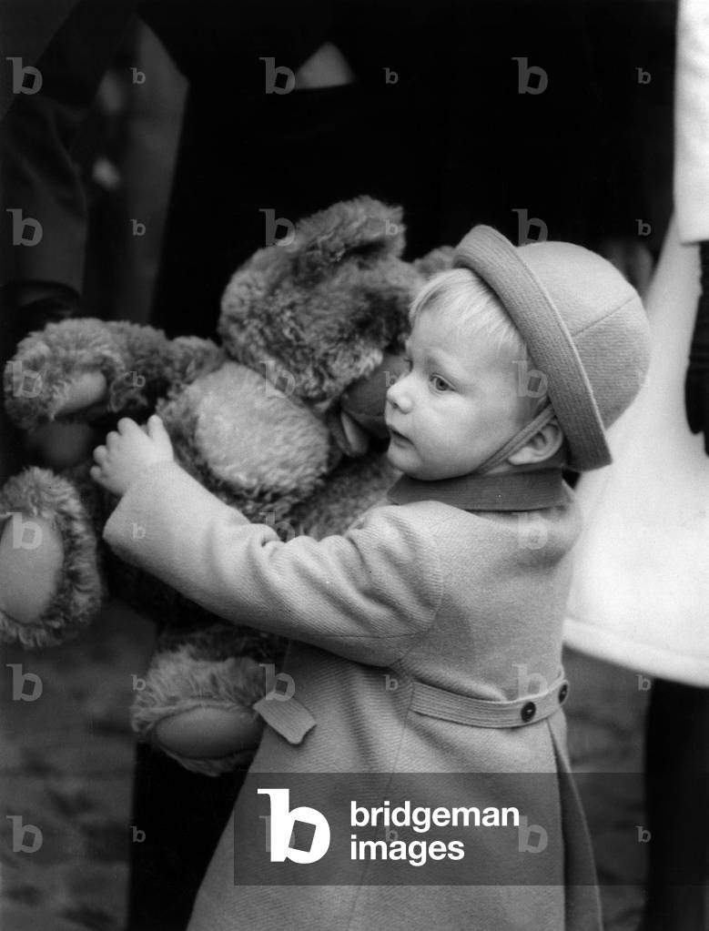 Prince Philippe of Belgium at the inauguration of a new industrial basin on October 25, 1962.