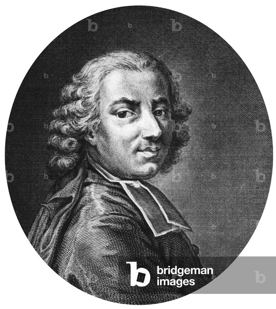 Joseph Thoulier d'Olivet (1682-1768) French priest and scholar, engraving