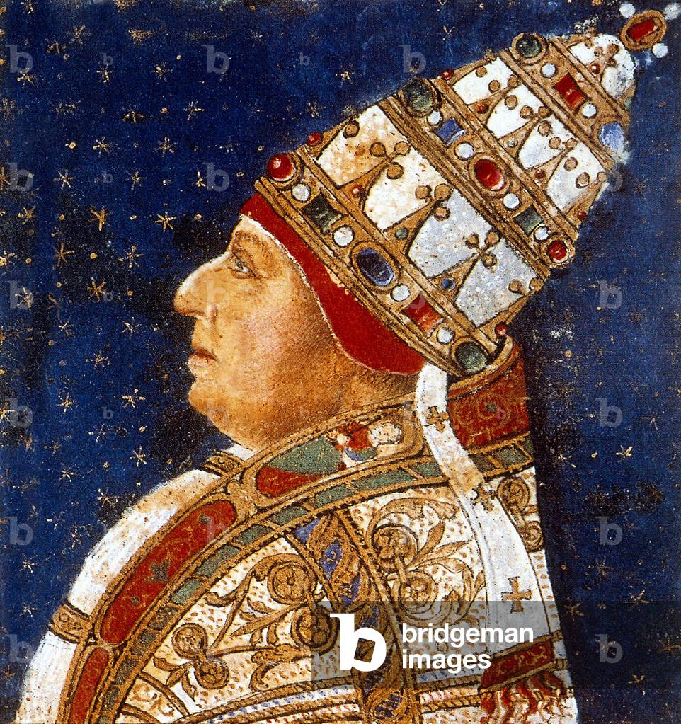 Alexandre VI (Rodrigue Borgia, 1431-1503), pope in in 1492-1503 illumination