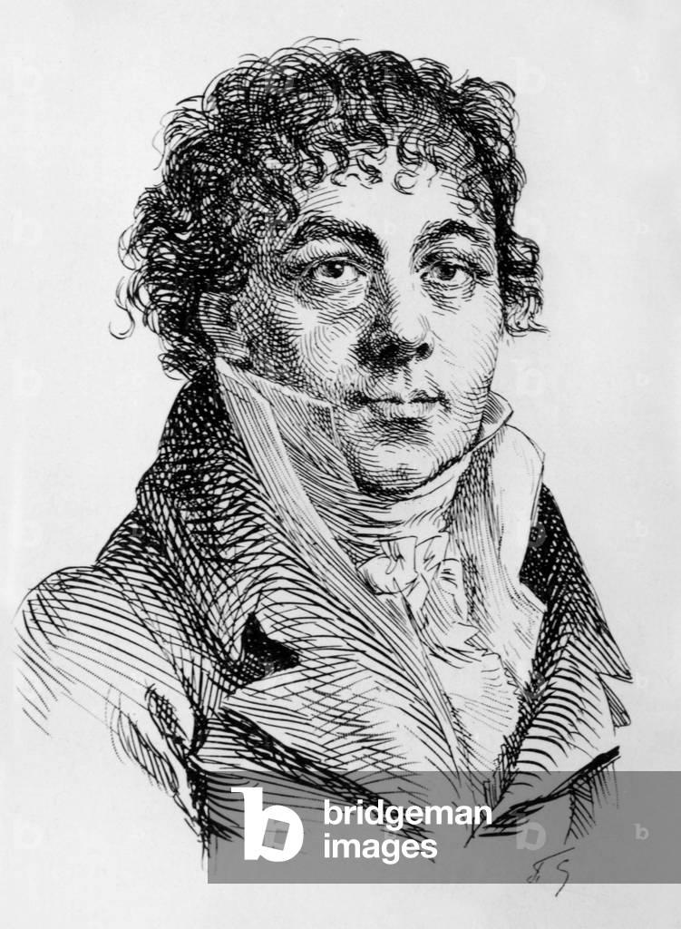Jean Baptiste Biot (1774-1862) French physicist, astronomer, mathematician, engraving