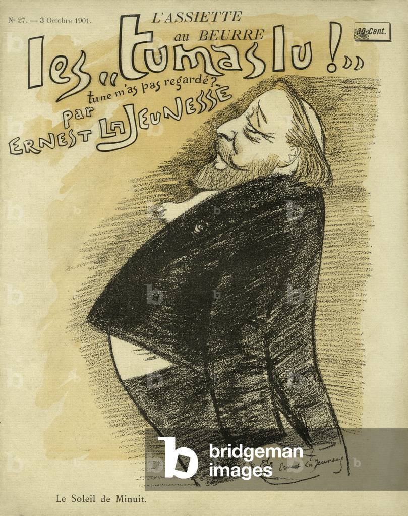 The “Tumaslu! “you didn't look at me? - Cover of the magazine “L'assiette au Beurre” - October 3, 1901 (print)
