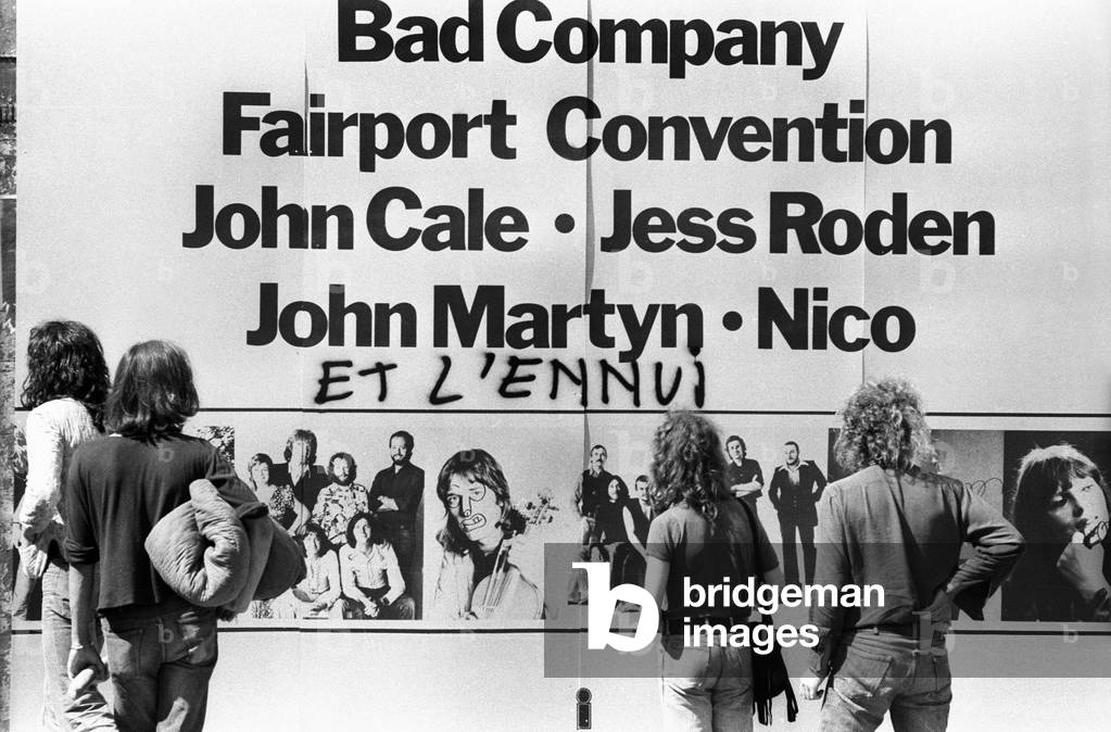 Poster of the music festival in Orange, France, 1975.