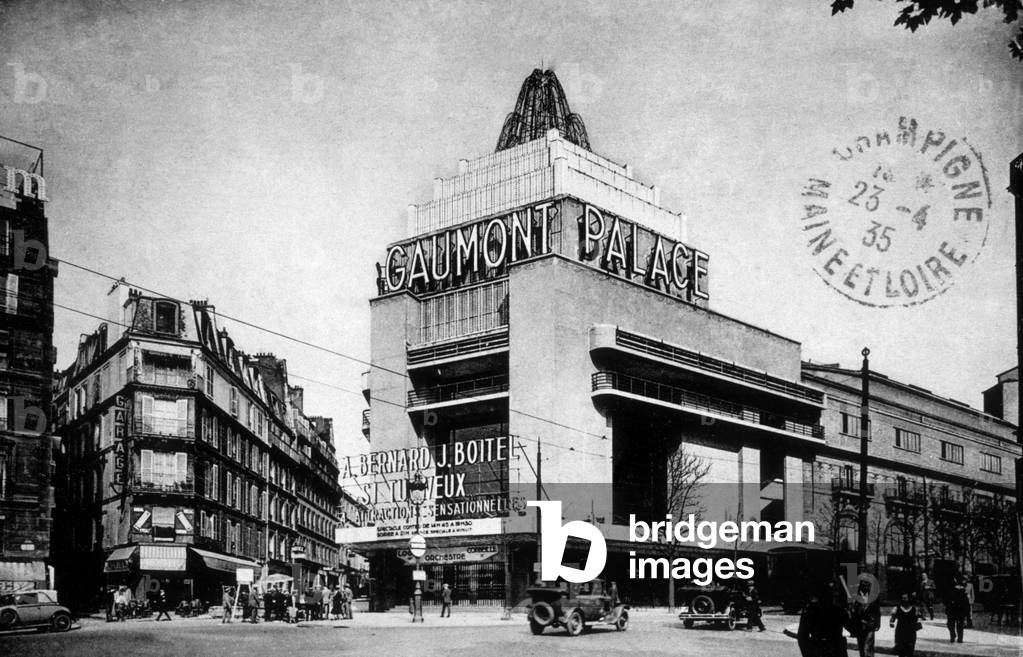 Le Gaumont Palace a Paris 1935 (postcard)