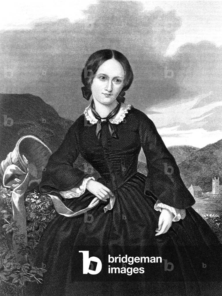 Charlotte Bronte, 19th century (engraving)