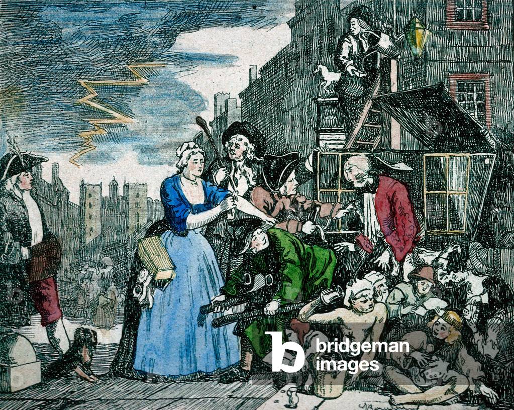 The arrest engraving of Bourdon