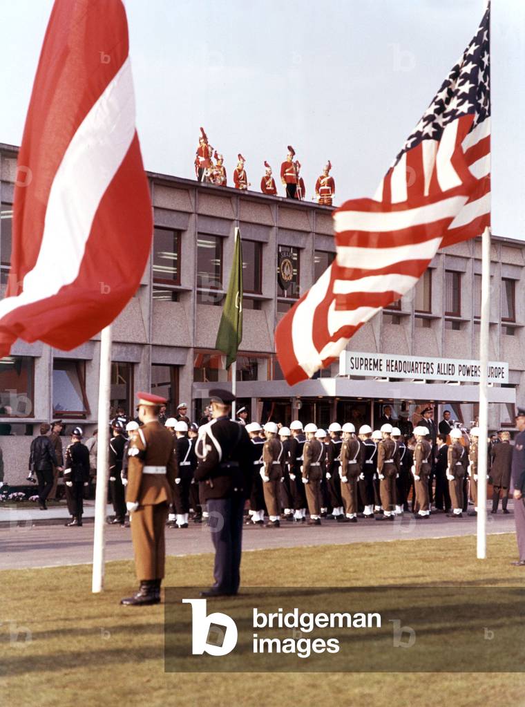 Opening of SHAPE (Supreme Headquarters Allied Powers in Europe) in Casteau in Belgium on March 3, 1967