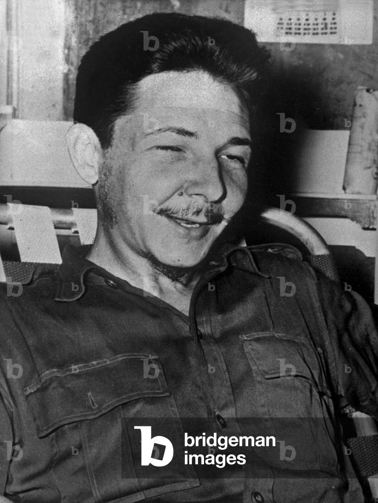 Raul Castro (FidelCastro's brother) in Cuba c. 1961