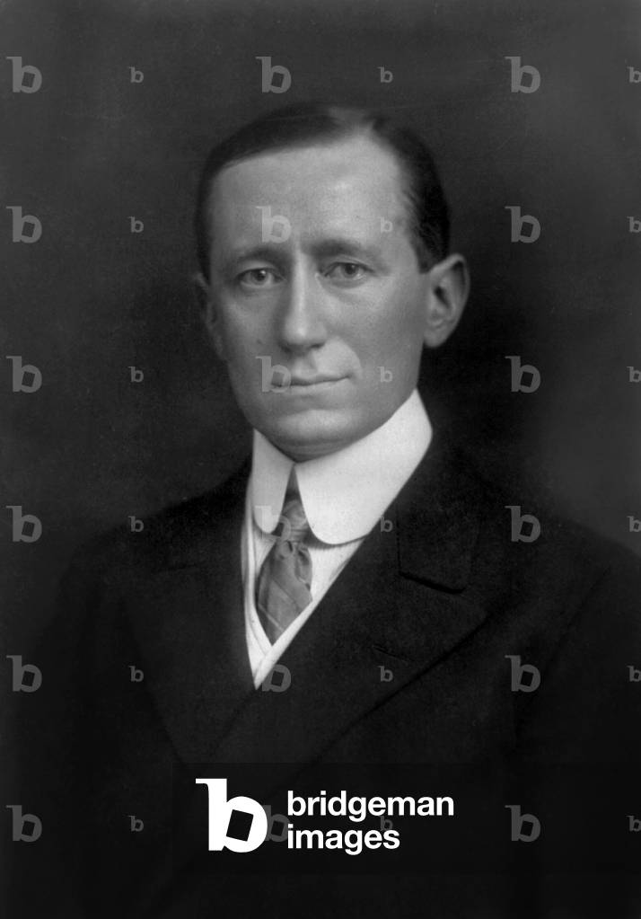 Guglielmo Marconi (1874-1937) electrical engineer and Italian inventor Photography by Pach Bros here in 1908.