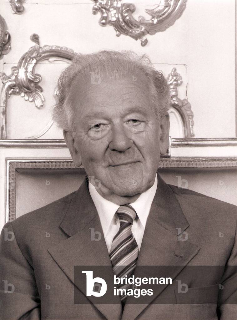 Austrian conductor Hans Gillesberger (1909-1986). c. end of 70's.