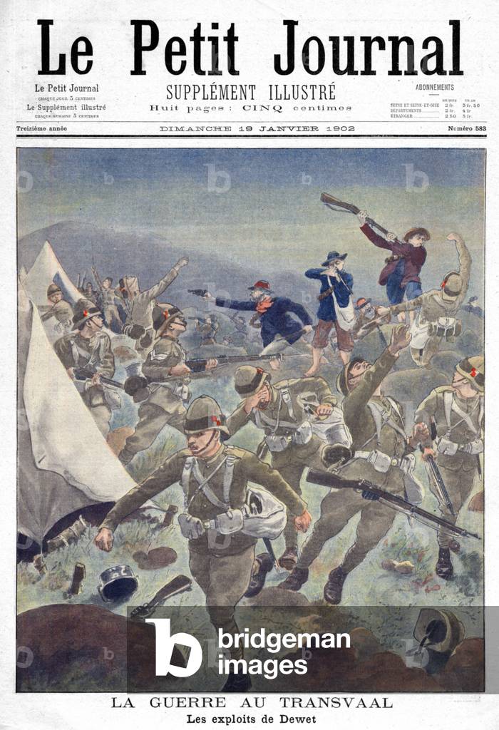 Frontpage of French newspaper 