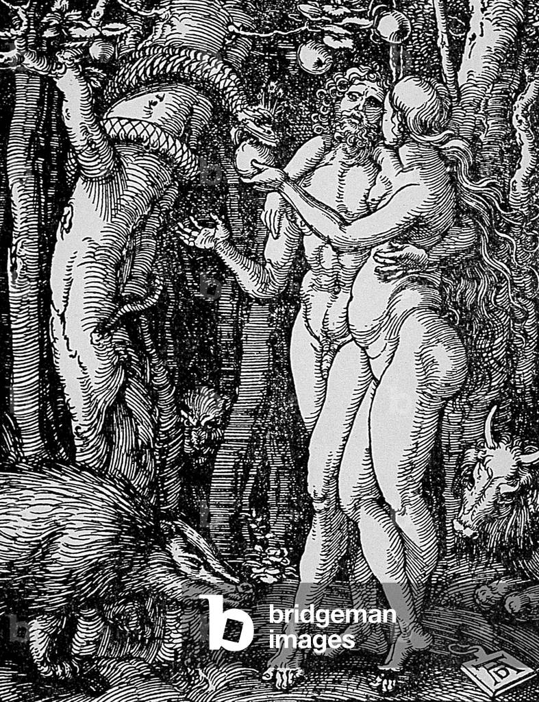 Adam and Eve, engraving by Albrecht Durer, 1510