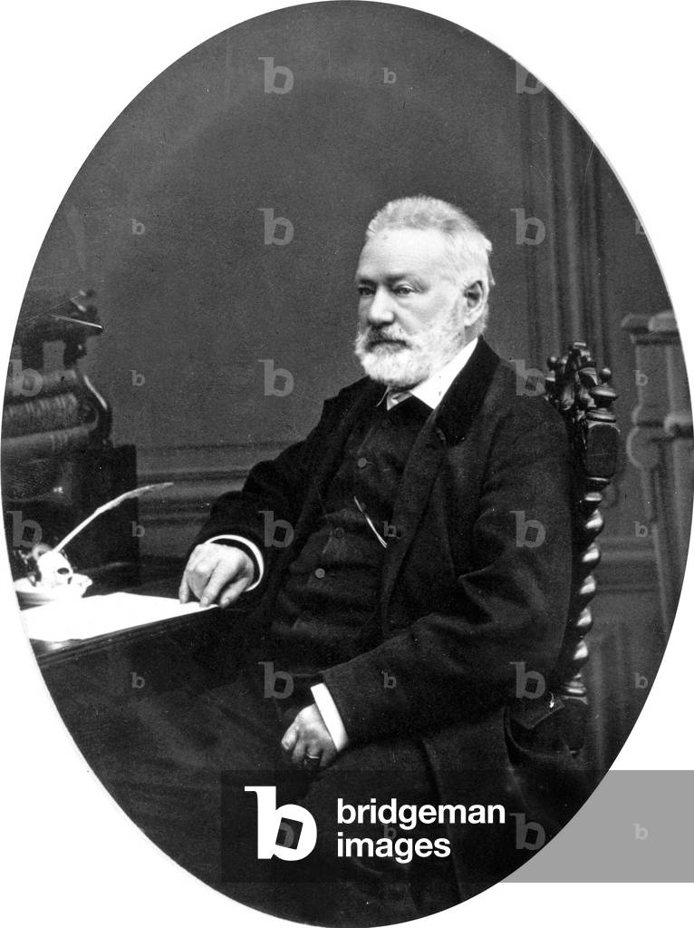 Victor Hugo (1802-1885) French poet and novelist c. 1865