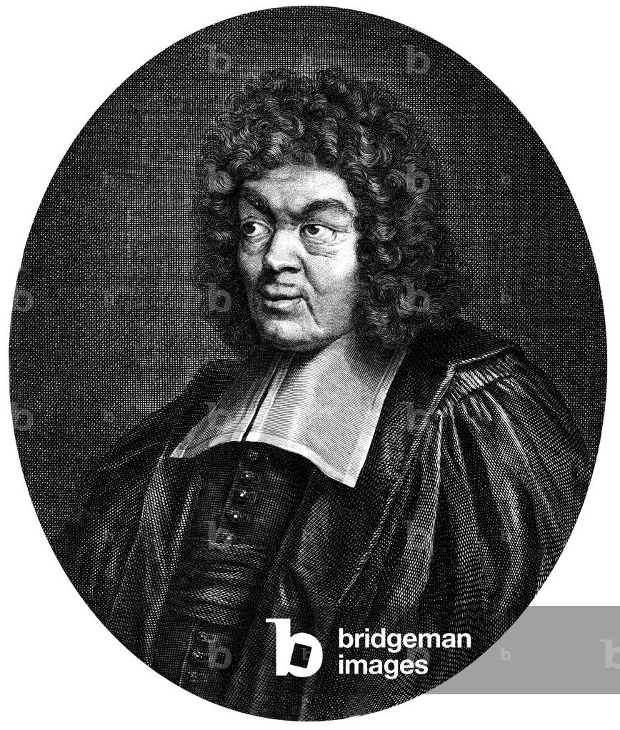 Paul Pellisson-Fontanier aka Paul Pelisson (1624 1693) French wriet, secretary of NicolasFouquet, engraving
