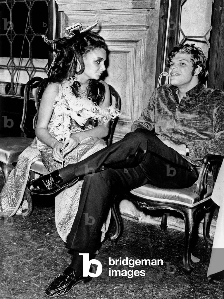 Diane Halfin and her future husband Egon von Furstenberg on September 12, 1967