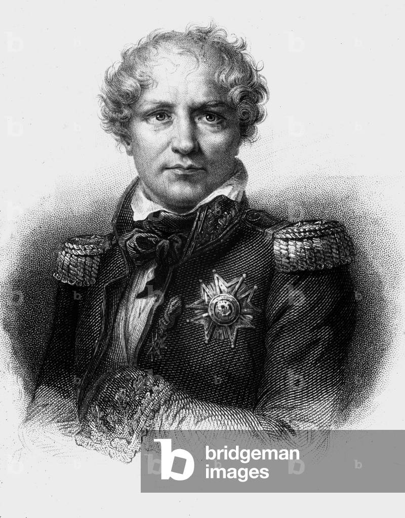 Laurent de Gouvion Saint-Cyr, 1st Marquis of Gouvion-Saint-Cyr (1764-1830) Marshal of France and Marquis, engraving