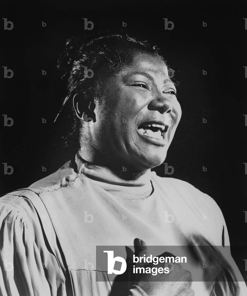 Mahalia Jackson (1911-1972) American Singer of Gospel et Negro Spirituals, c. 1960