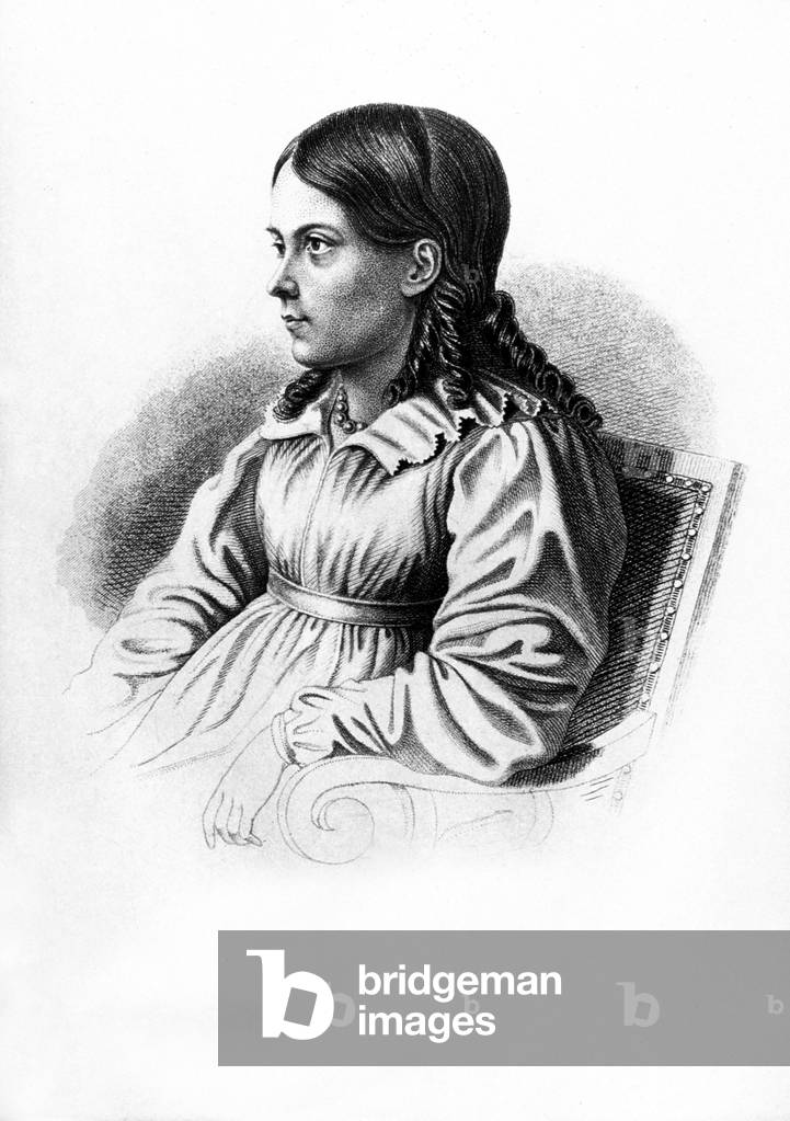 Elisabeth Van Arnin (1785-1859) German woman of letters friend ofGoethe andBeethoven, engraving