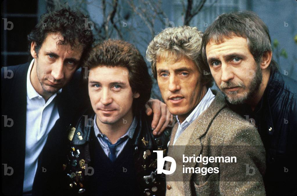 Le groupe The Who en 1981 : Pete Townshend, Kenney Jones, Roger Daltry, John Entwhistle  ---The Who in 1981 Pete Townshend (lead guitar) Kenney Jones (drums) Roger Daltry (Singer) John Entwhistle (bass & rythm guitar)