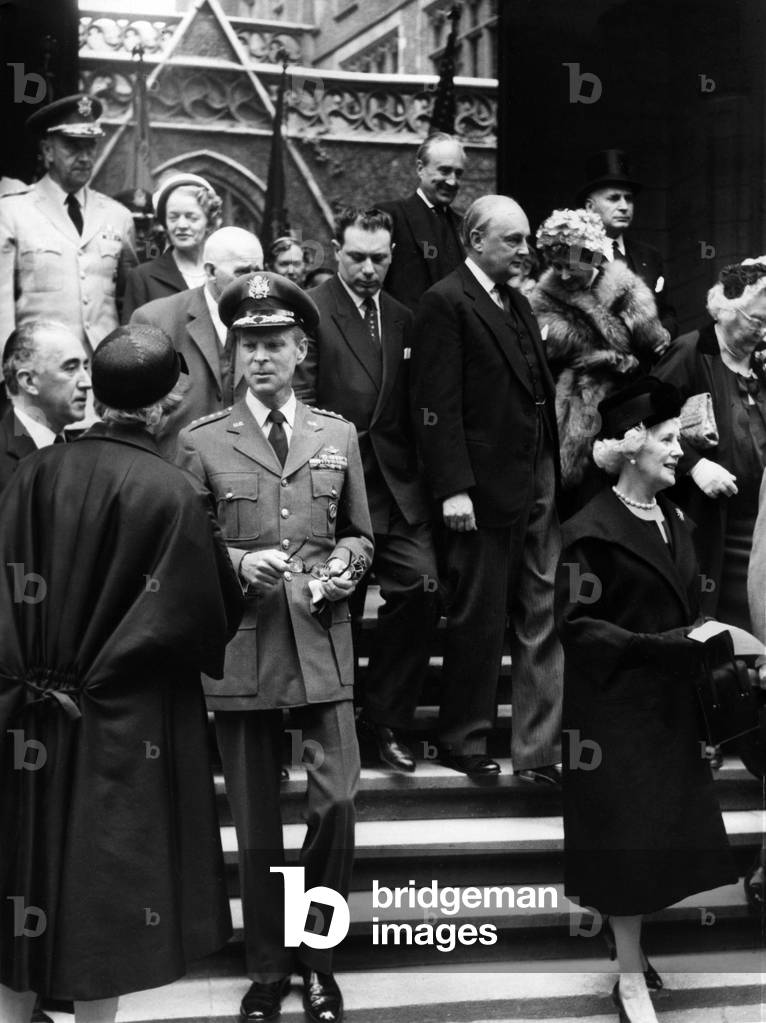 John Foster Dulles's obseques, 1959 (b/w photo)