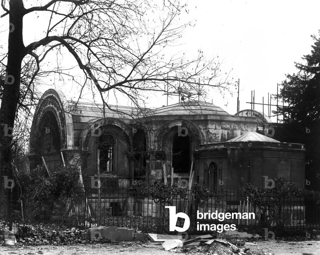 Saint Ferdinand chapel in Paris erected in 1843 in memory of fatal accident of Duke Ferdinand Philippe d'Orleans in 1842