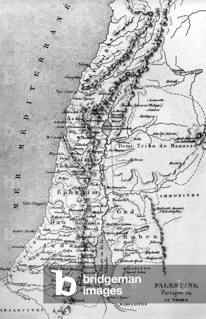 Map of Palestine. caption says 