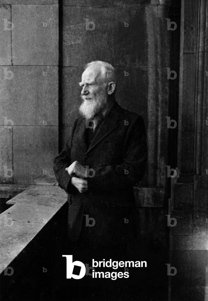 George Bernard Shaw (1856-1950) irish writer, essayist, playwright, 1948