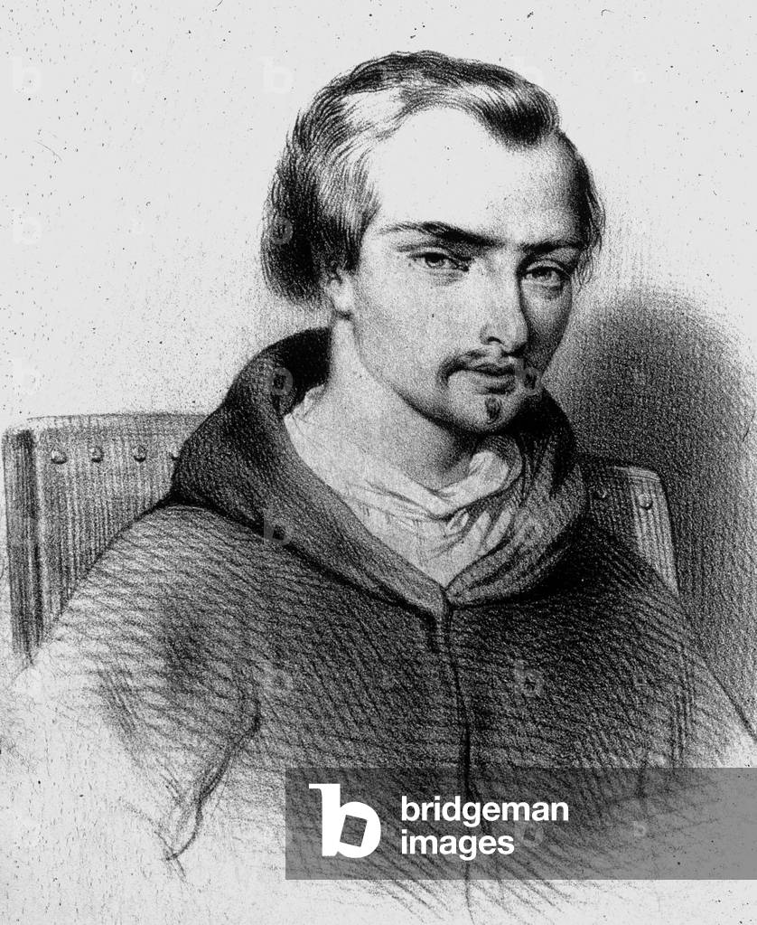 Alphonse Karr (1808-1890) French writer, engraving